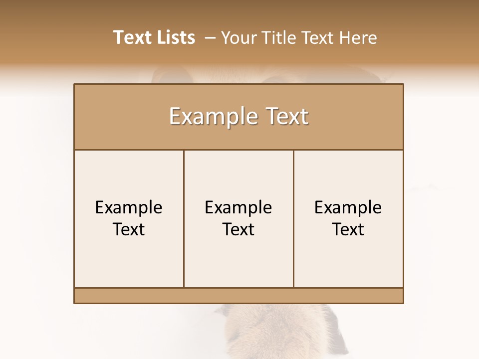 British Tabby Cut PowerPoint Template