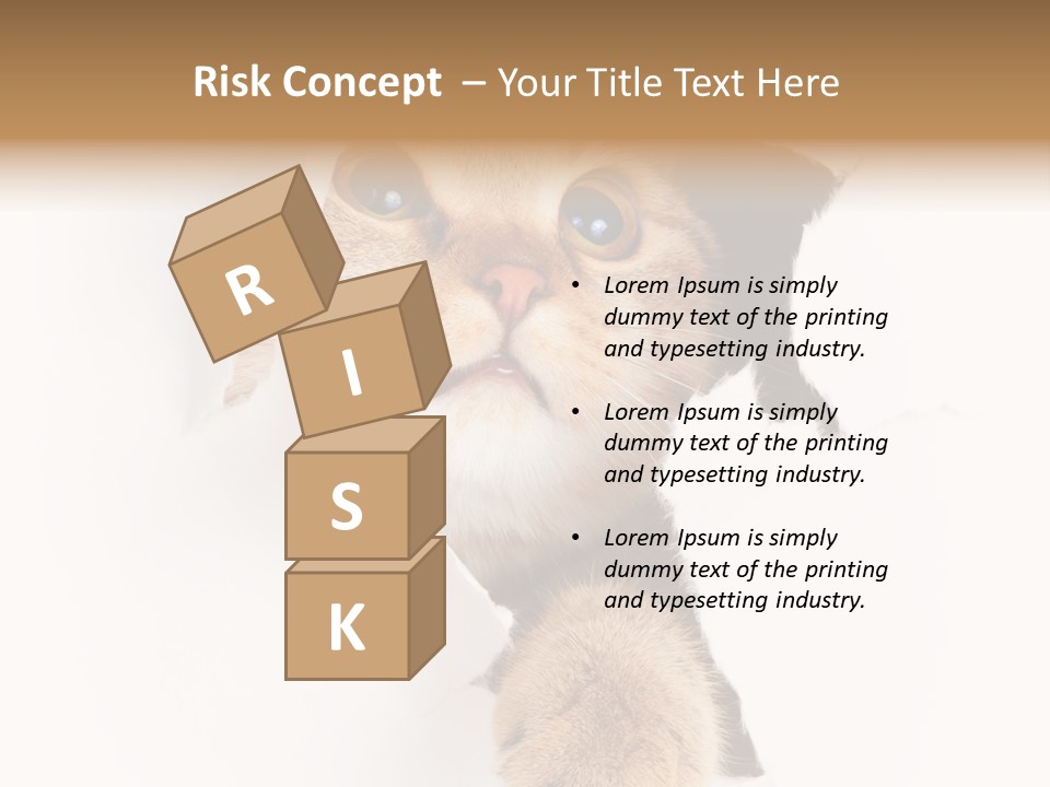 British Tabby Cut PowerPoint Template