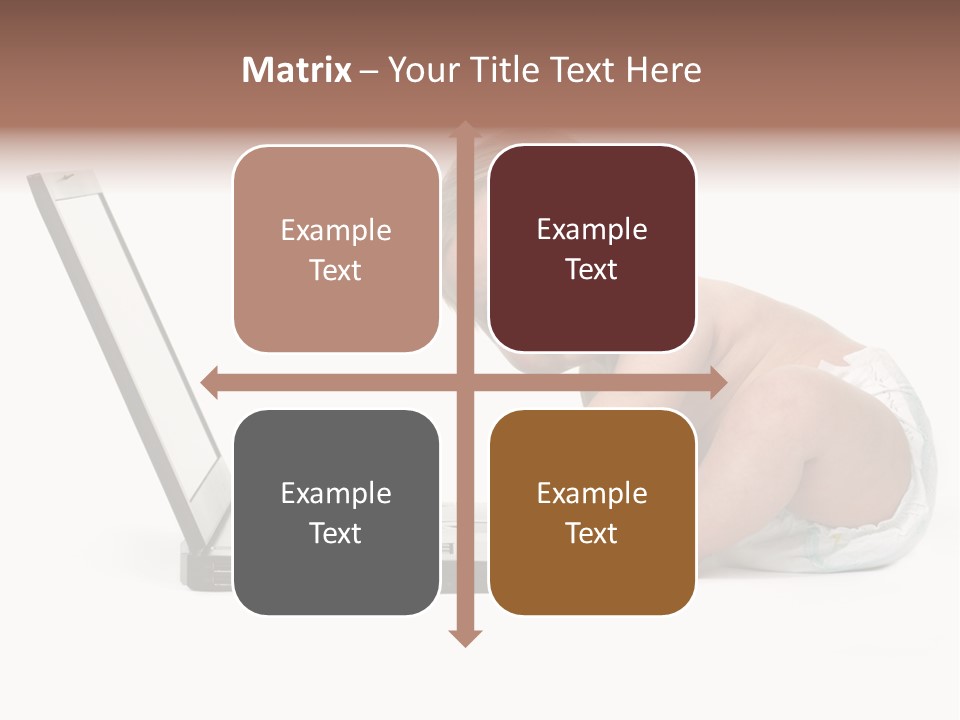 Comnputer Keyboard Human Face Facial Expression PowerPoint Template