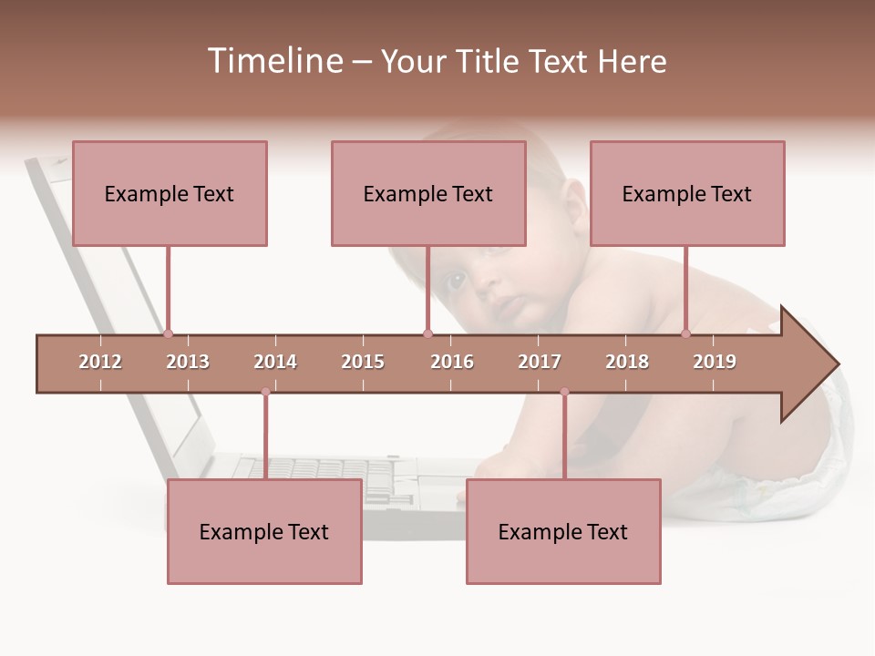 Comnputer Keyboard Human Face Facial Expression PowerPoint Template