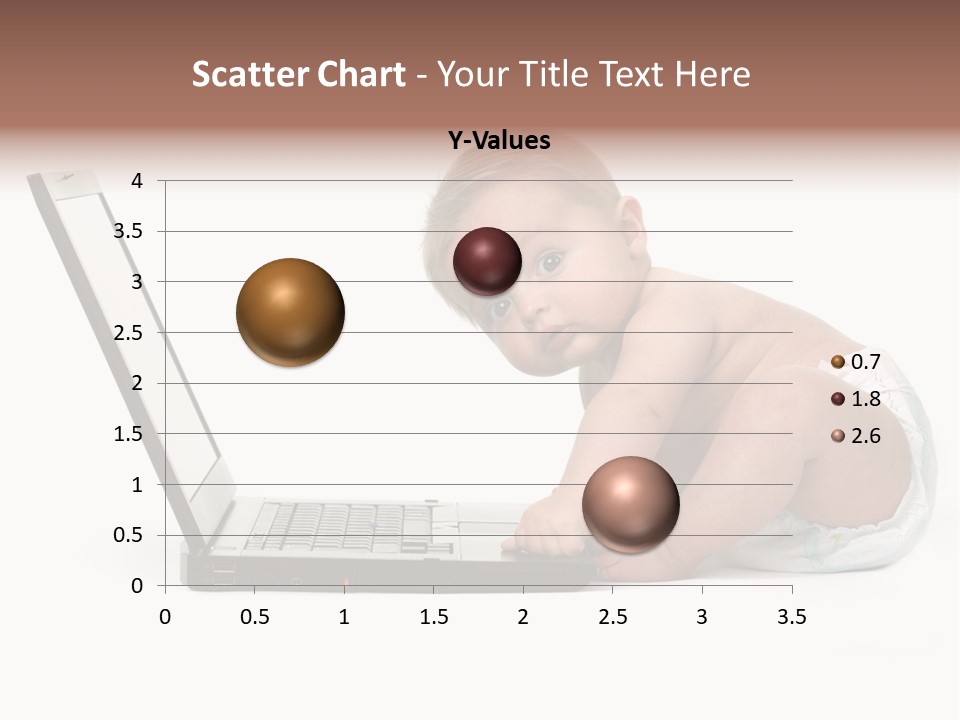 Comnputer Keyboard Human Face Facial Expression PowerPoint Template