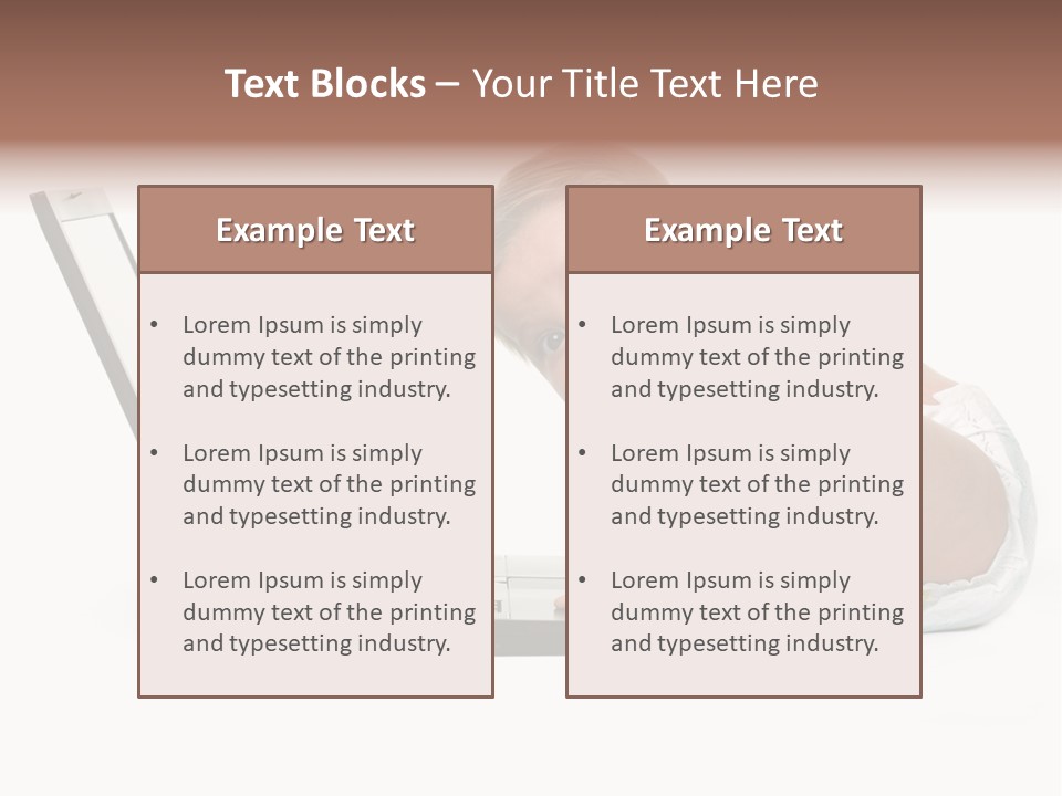 Comnputer Keyboard Human Face Facial Expression PowerPoint Template