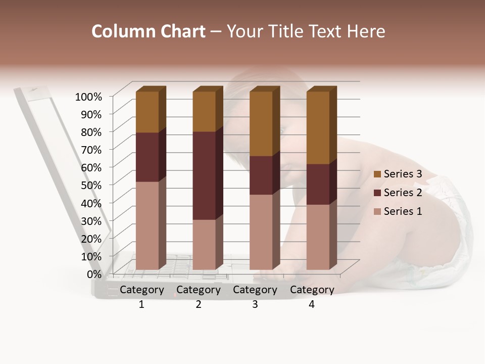 Comnputer Keyboard Human Face Facial Expression PowerPoint Template