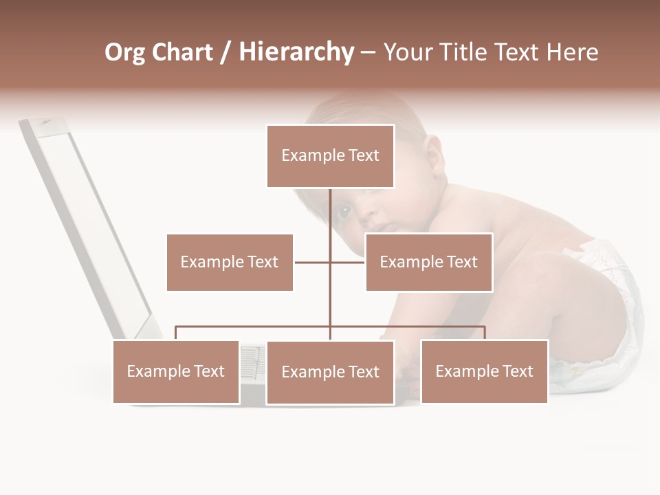 Comnputer Keyboard Human Face Facial Expression PowerPoint Template