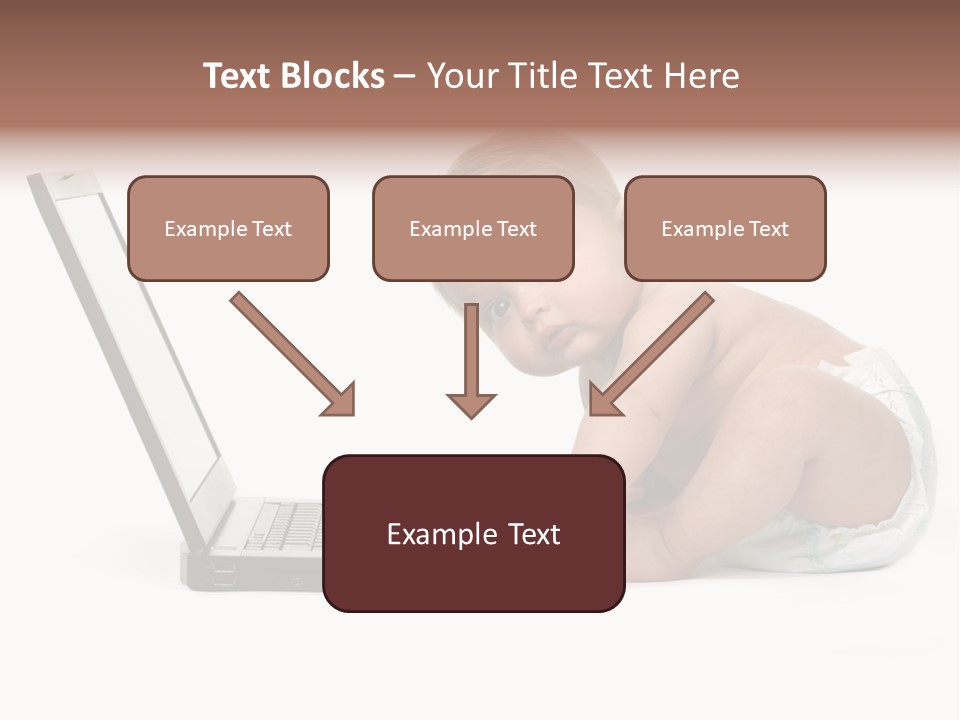 Comnputer Keyboard Human Face Facial Expression PowerPoint Template