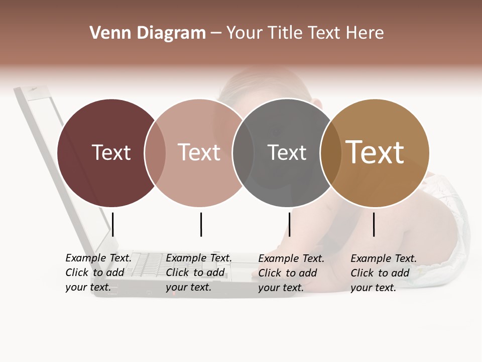 Comnputer Keyboard Human Face Facial Expression PowerPoint Template