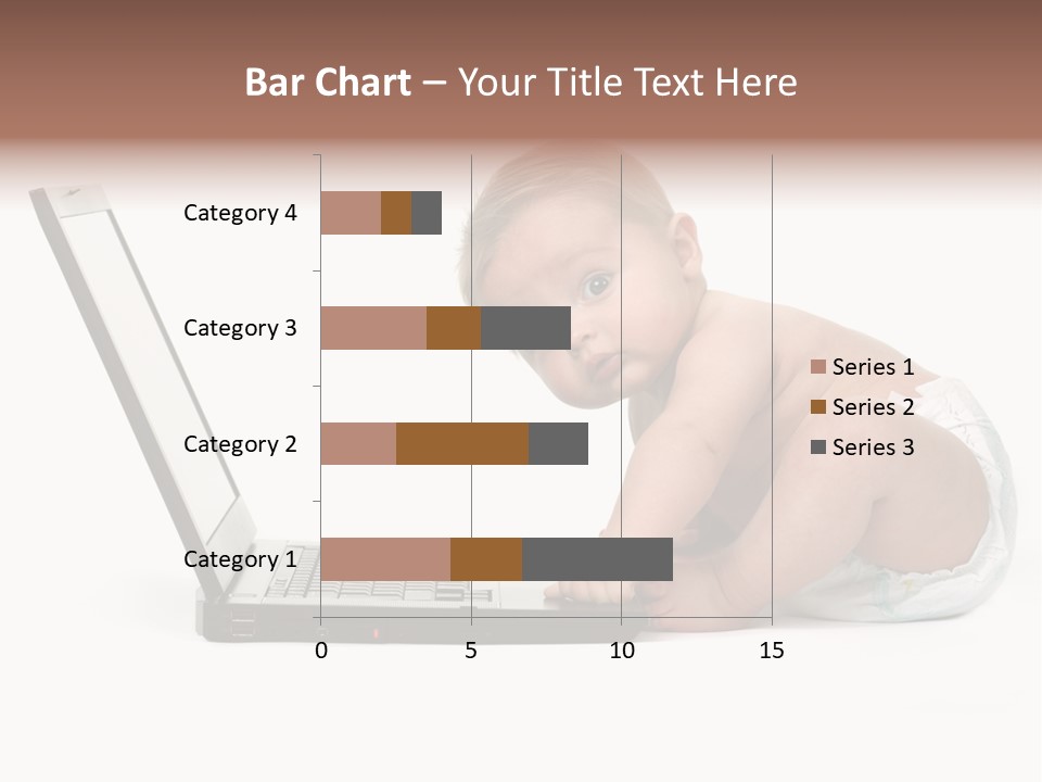 Comnputer Keyboard Human Face Facial Expression PowerPoint Template
