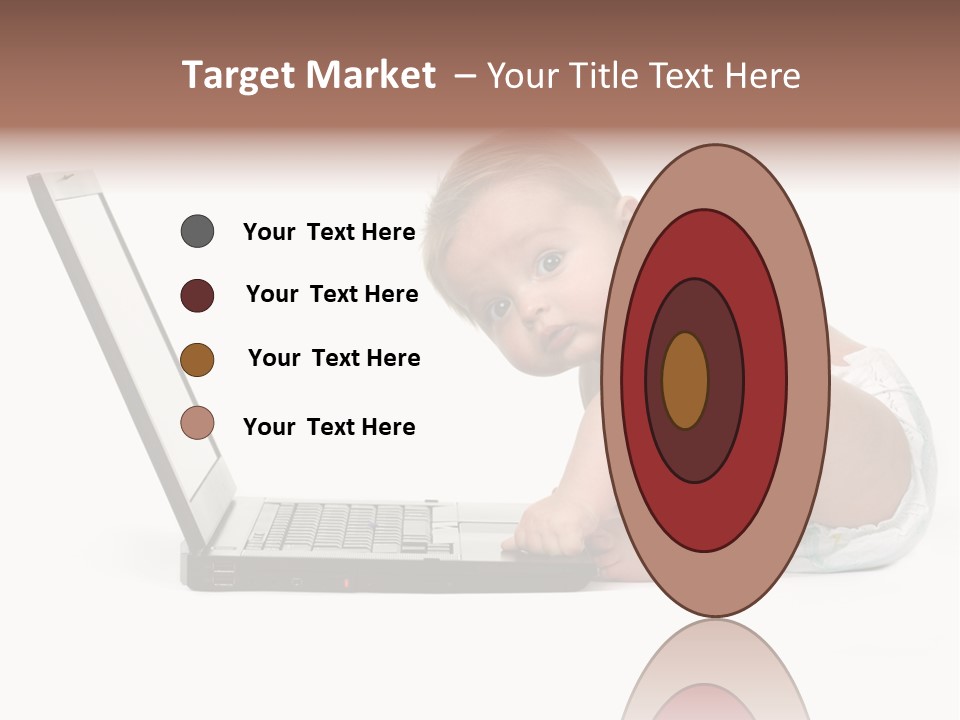 Comnputer Keyboard Human Face Facial Expression PowerPoint Template