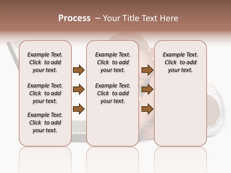 Comnputer Keyboard Human Face Facial Expression PowerPoint Template