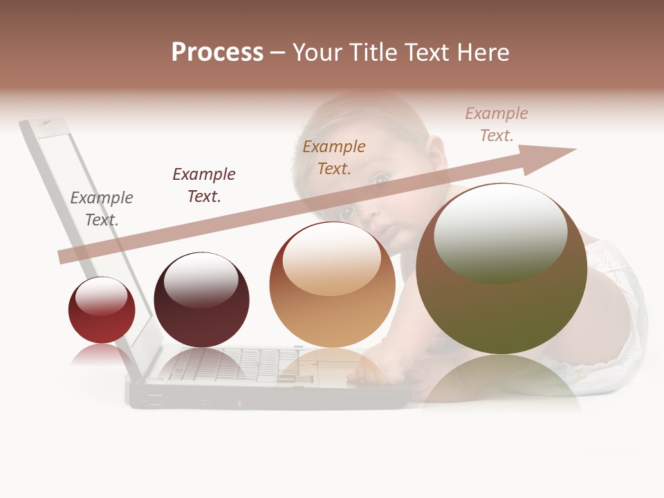 Comnputer Keyboard Human Face Facial Expression PowerPoint Template