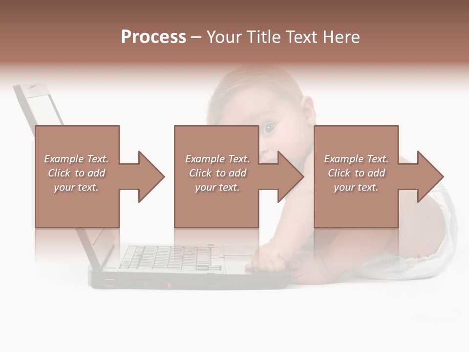 Comnputer Keyboard Human Face Facial Expression PowerPoint Template