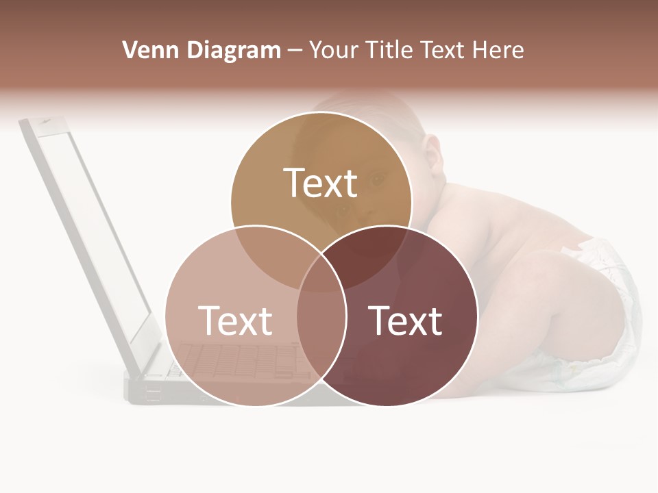 Comnputer Keyboard Human Face Facial Expression PowerPoint Template