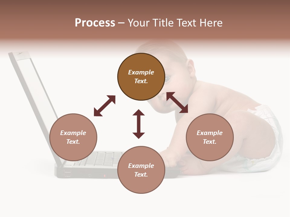 Comnputer Keyboard Human Face Facial Expression PowerPoint Template