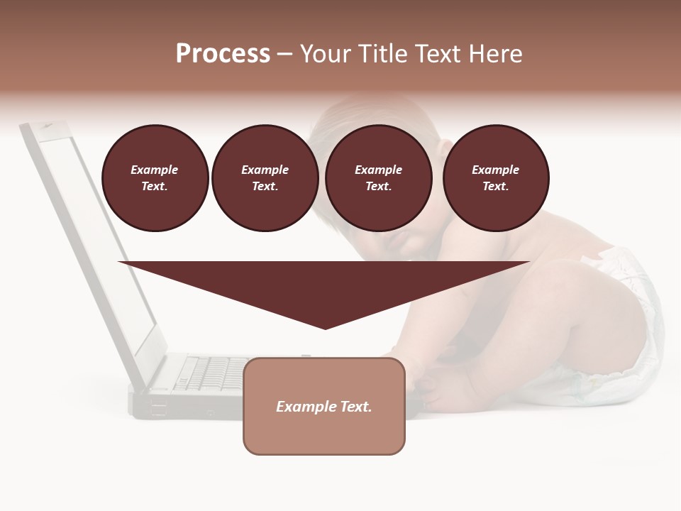 Comnputer Keyboard Human Face Facial Expression PowerPoint Template