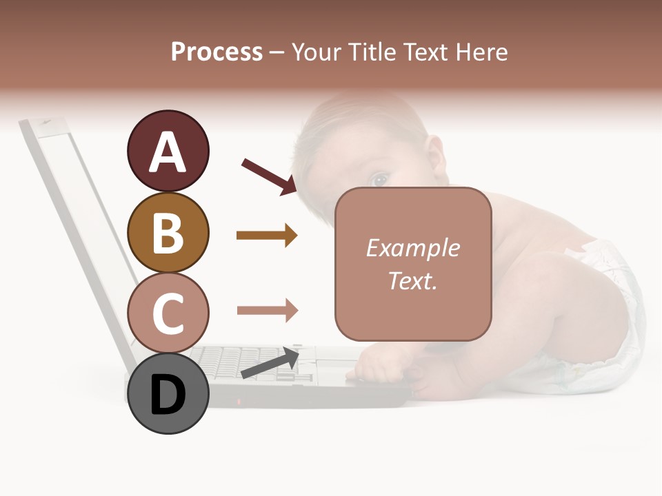Comnputer Keyboard Human Face Facial Expression PowerPoint Template