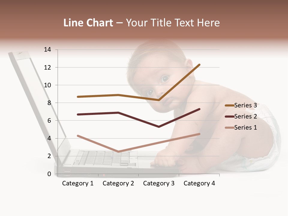 Comnputer Keyboard Human Face Facial Expression PowerPoint Template
