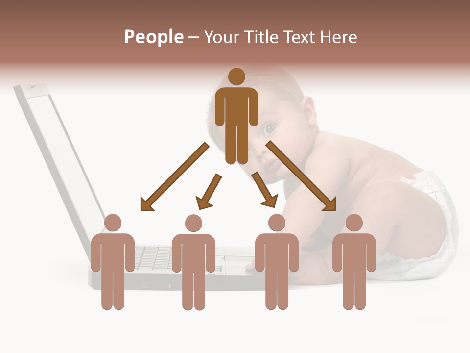 Comnputer Keyboard Human Face Facial Expression PowerPoint Template