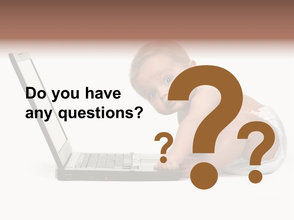 Comnputer Keyboard Human Face Facial Expression PowerPoint Template