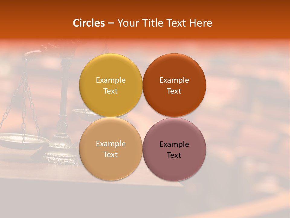 Litigation Law Sentence PowerPoint Template