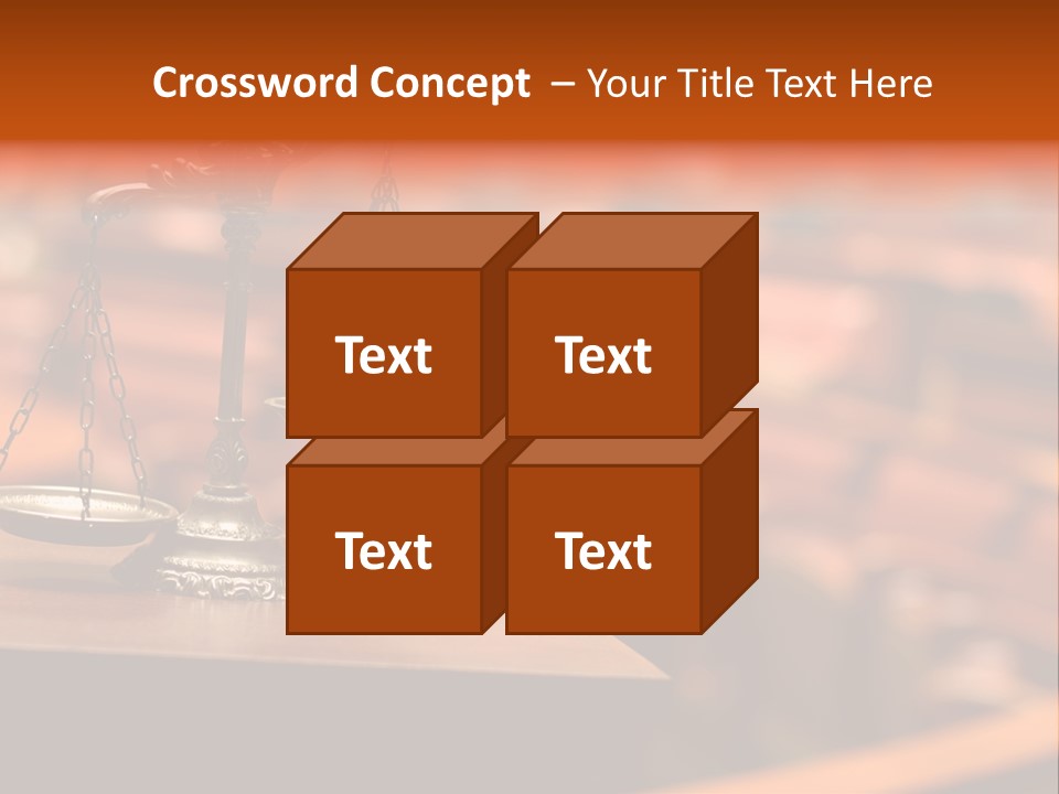 Litigation Law Sentence PowerPoint Template
