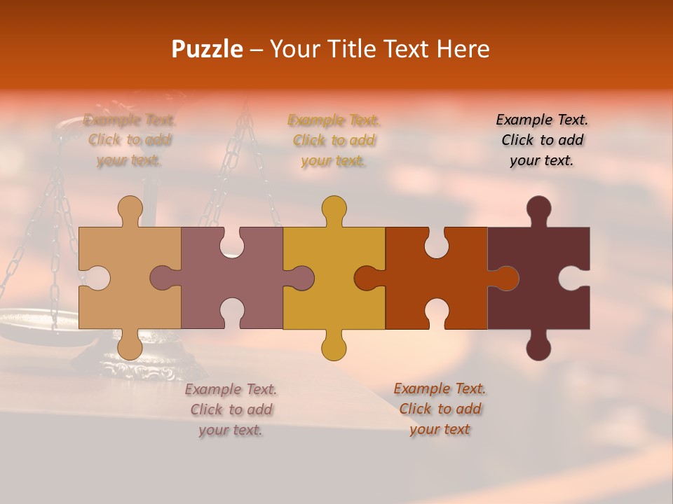 Litigation Law Sentence PowerPoint Template
