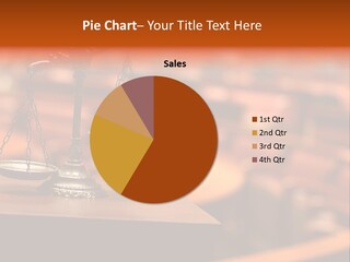 Litigation Law Sentence PowerPoint Template