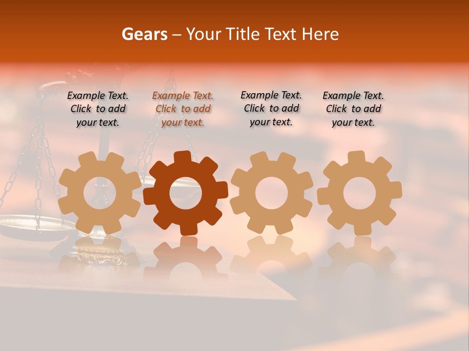 Litigation Law Sentence PowerPoint Template