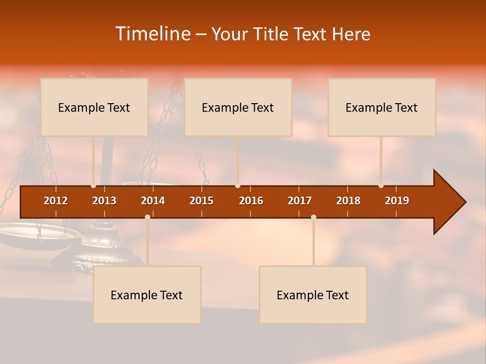 Litigation Law Sentence PowerPoint Template