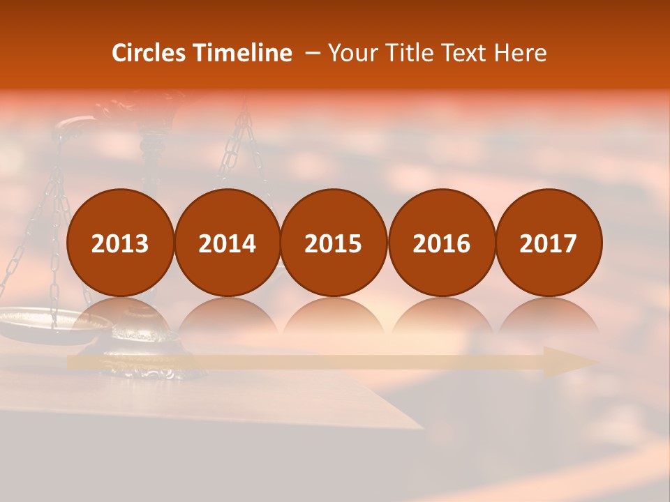 Litigation Law Sentence PowerPoint Template