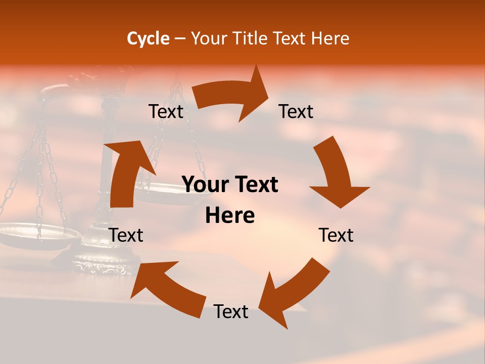 Litigation Law Sentence PowerPoint Template