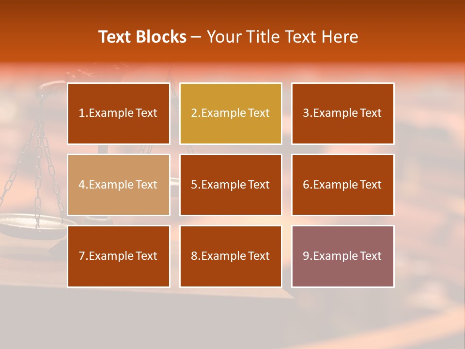 Litigation Law Sentence PowerPoint Template