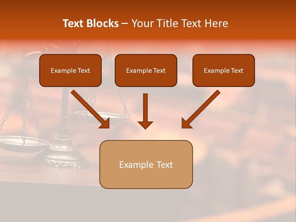 Litigation Law Sentence PowerPoint Template