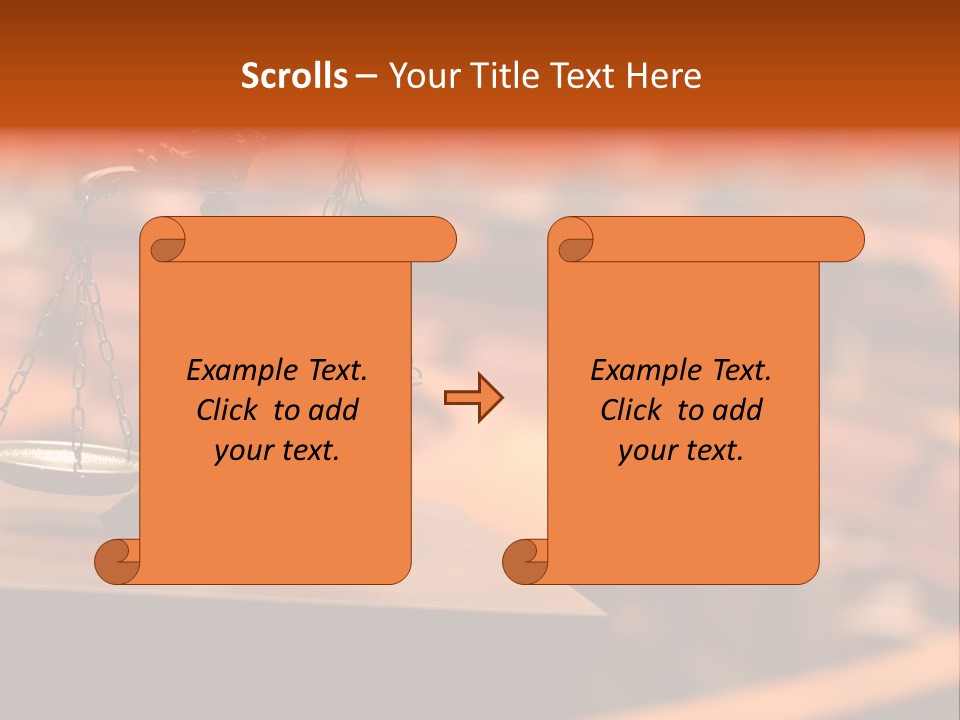 Litigation Law Sentence PowerPoint Template