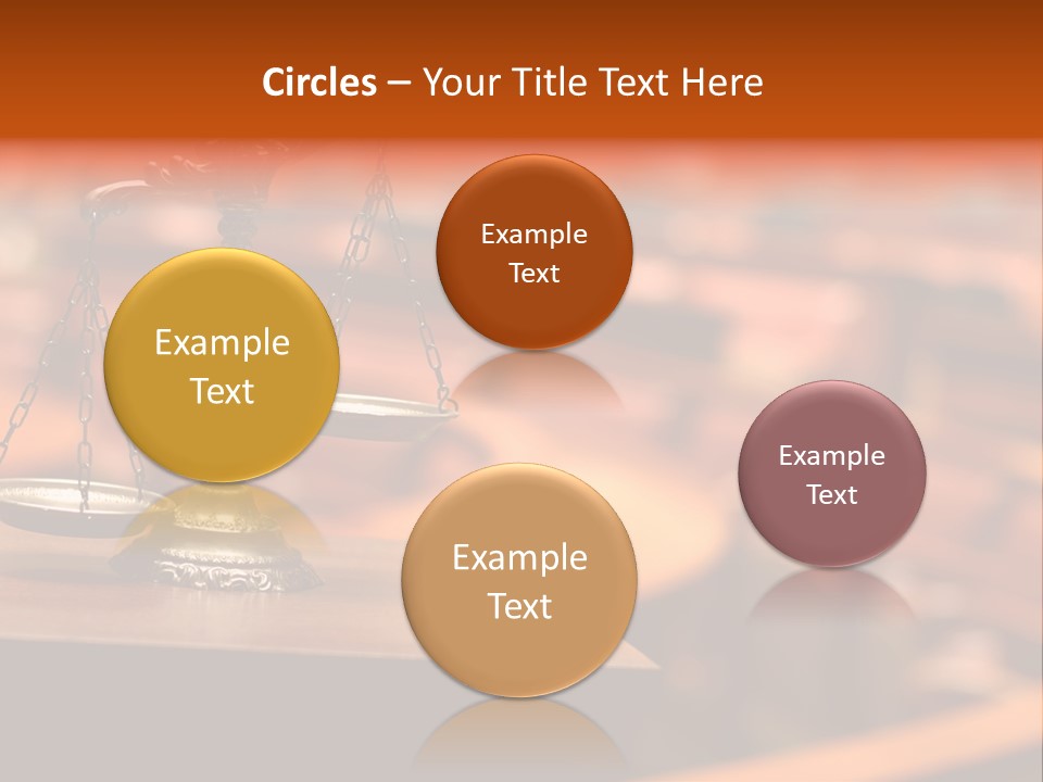 Litigation Law Sentence PowerPoint Template