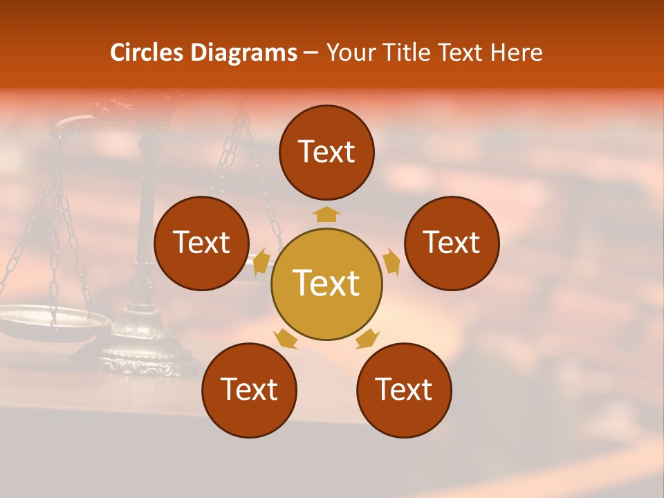 Litigation Law Sentence PowerPoint Template