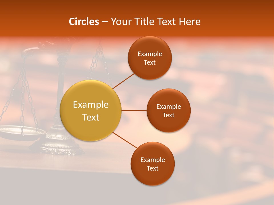 Litigation Law Sentence PowerPoint Template