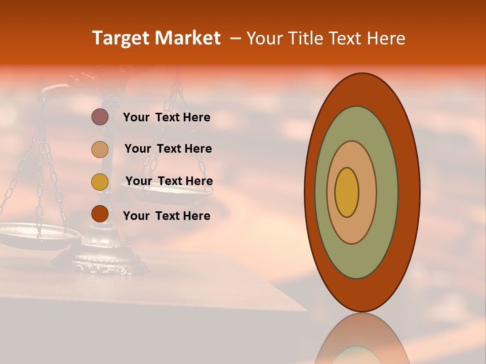 Litigation Law Sentence PowerPoint Template