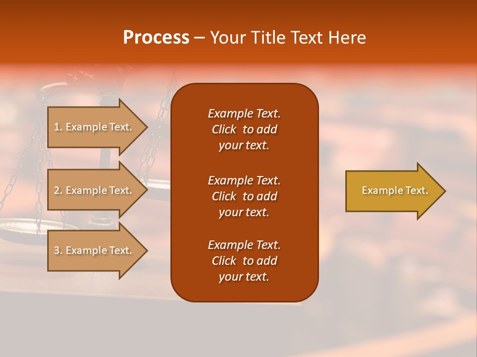 Litigation Law Sentence PowerPoint Template