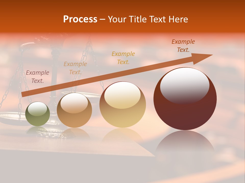 Litigation Law Sentence PowerPoint Template