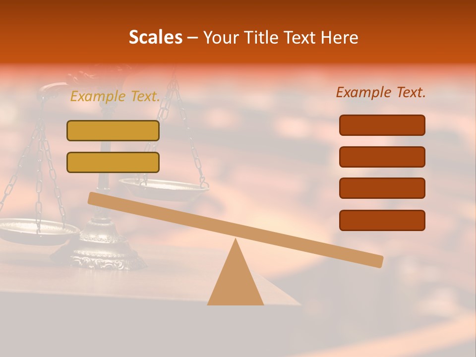 Litigation Law Sentence PowerPoint Template
