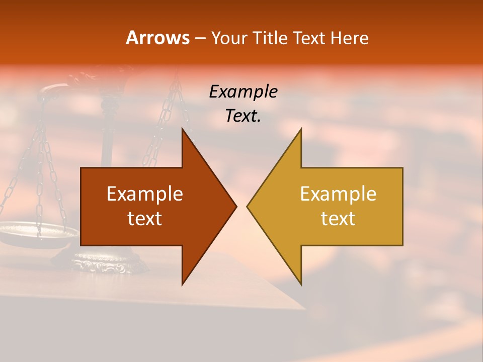 Litigation Law Sentence PowerPoint Template