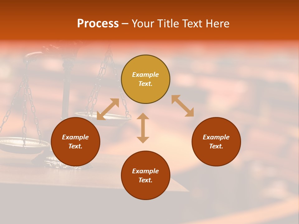 Litigation Law Sentence PowerPoint Template