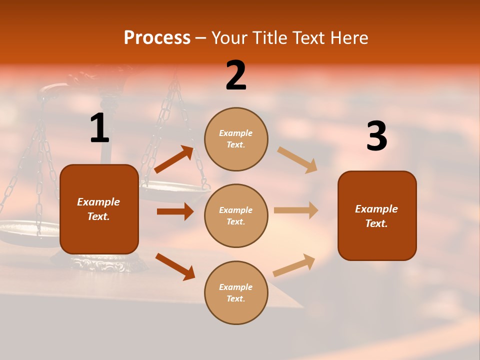 Litigation Law Sentence PowerPoint Template