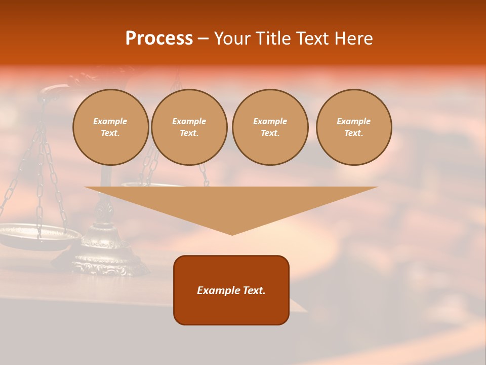 Litigation Law Sentence PowerPoint Template