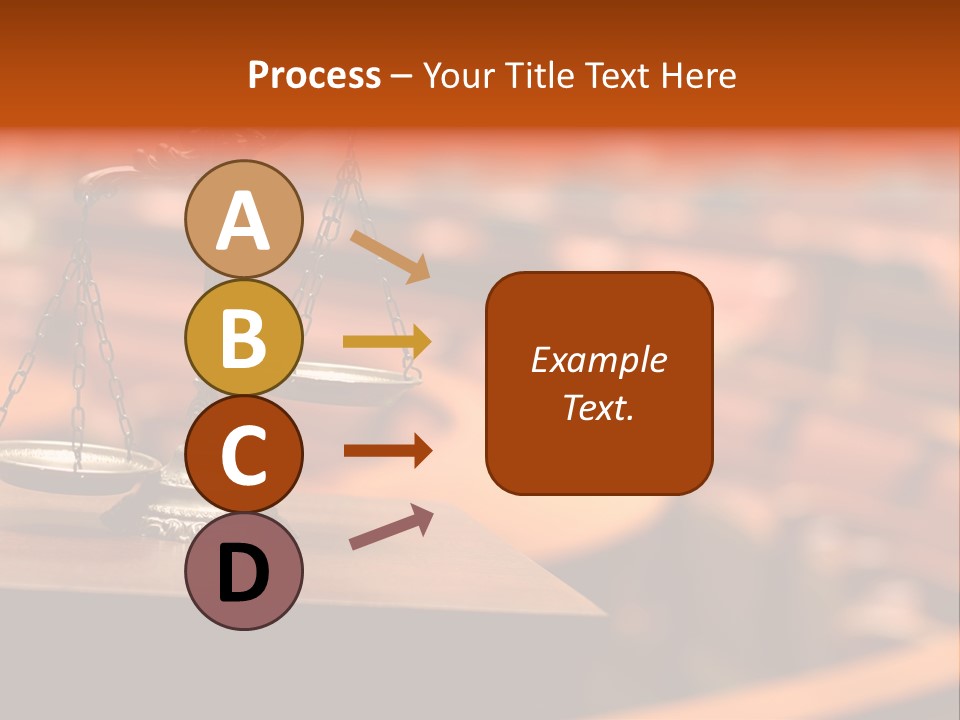 Litigation Law Sentence PowerPoint Template