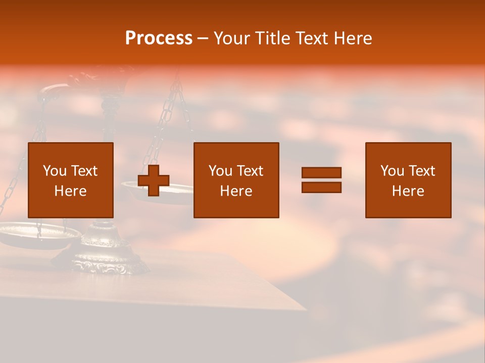 Litigation Law Sentence PowerPoint Template