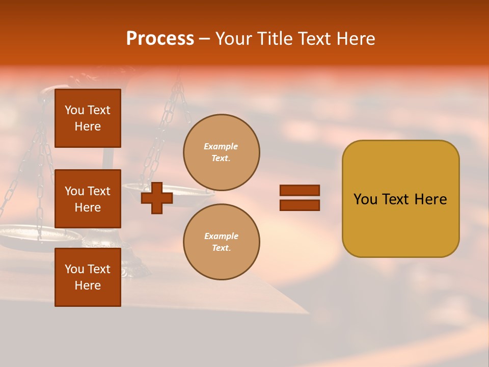 Litigation Law Sentence PowerPoint Template