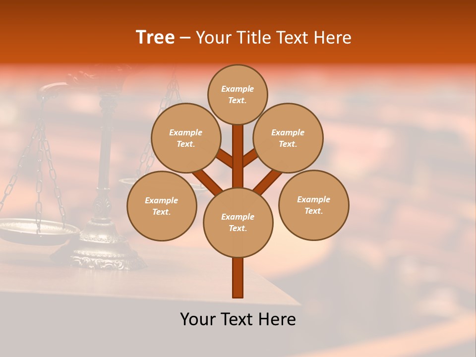 Litigation Law Sentence PowerPoint Template
