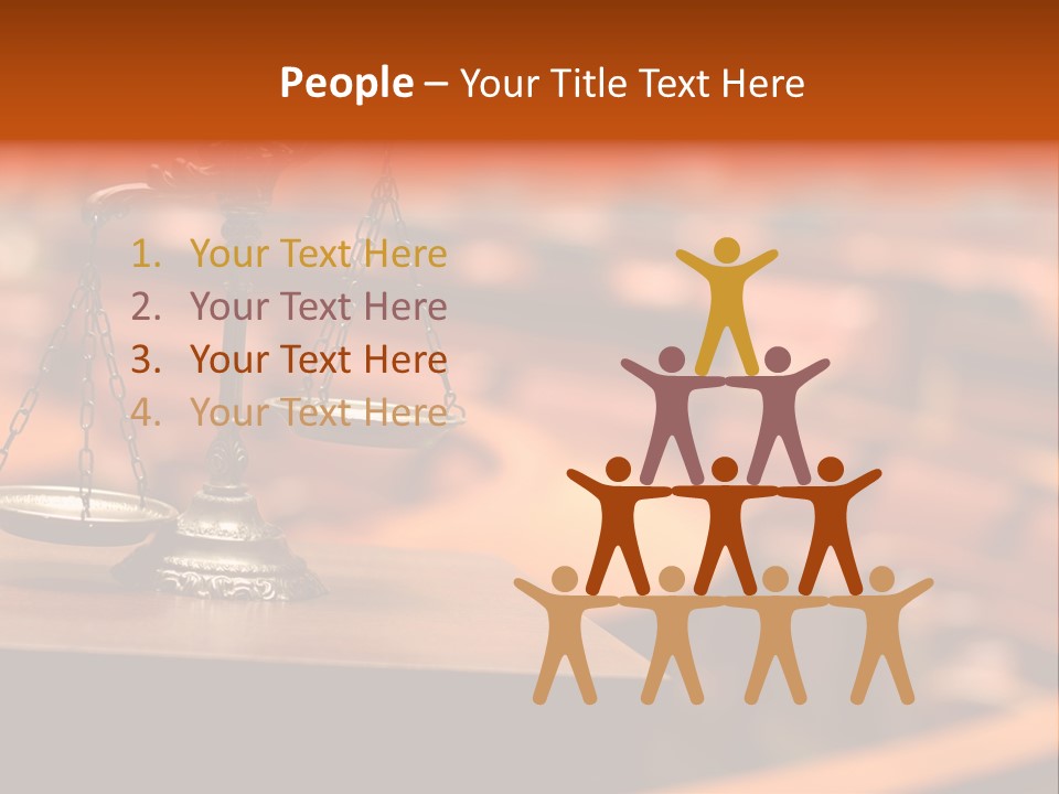 Litigation Law Sentence PowerPoint Template