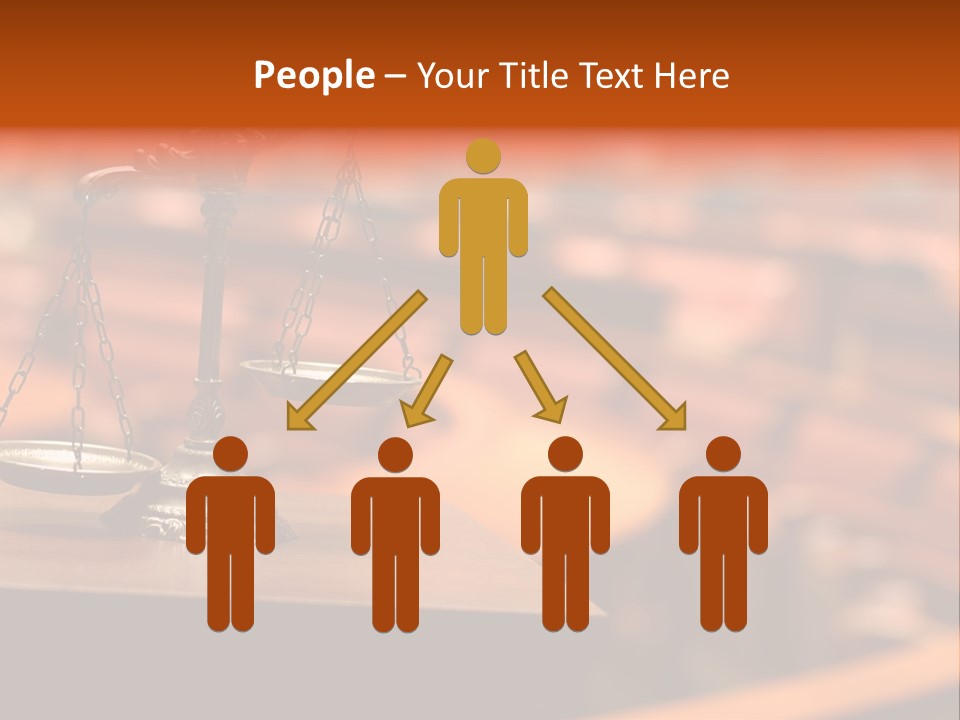 Litigation Law Sentence PowerPoint Template